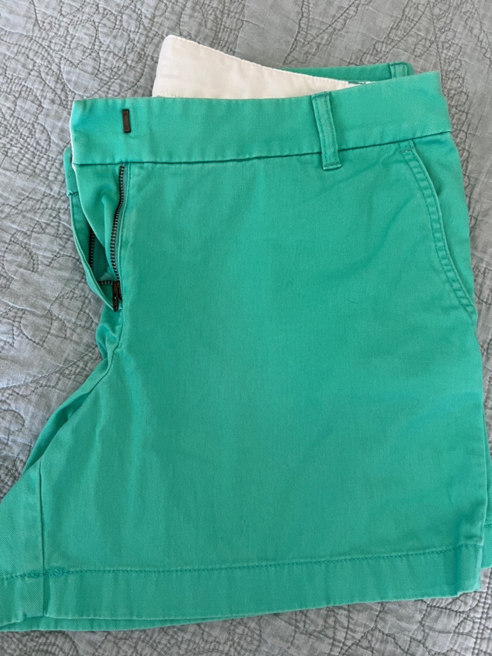 J Crew Teal Green Chino Shorts